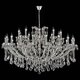 Подвесная люстра Crystal Lux Hollywood SP20+10 Chrome. 