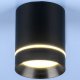 Потолочный светодиодный светильник Elektrostandard DLR021 9W 4200K черный матовый 4690389102929. 