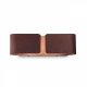 Настенный светильник Ideal Lux Clip AP2 Mini Corten. 