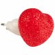 Настенный светодиодный светильник (10325) Uniel DTL-309-Сердечко/Red/1LED/0,1W. 