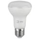 Лампа светодиодная ЭРА E27 8W 2700K матовая ECO LED R63-8W-827-E27. 