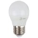 Лампа светодиодная ЭРА E27 9W 2700K матовая LED P45-9W-827-E27. 
