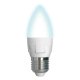 Лампа светодиодная Uniel диммируемая (UL-00004295) E27 7W 4000K матовая LED-C37 7W/4000K/E27/FR/DIM PLP01WH. 