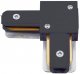 Соединитель для шинопроводов L-образный (UL-00006051) Volpe UBX-Q122 G21 BLACK 1 POLYBAG. 