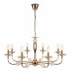 Подвесная люстра iLamp Aura 1030-8GD. 