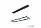Подвесной светильник iLedex Stellar 8302-750x200-D-T BK. 