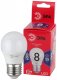 Лампа светодиодная ЭРА E27 8W 6500K матовая P45-8W-865-E27 R. 