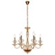 Подвесная люстра iLamp Mercury P9448-6 Gold. 