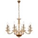 Подвесная люстра iLamp Mercury P9448-8 Gold. 