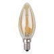 Лампа светодиодная ЭРА E14 9W 2700K золотая F-LED B35-9W-827-E14 gold Б0047034. 