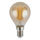 Лампа светодиодная филаментная ЭРА E14 9W 2700K золотая F-LED P45-9w-827-E14 gold Б0047022. 