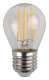Лампа светодиодная филаментная ЭРА E27 9W 2700K прозрачная F-LED P45-9w-827-E27 Б0047023. 