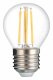 Лампа светодиодная филаментная Thomson E27 11W 4500K шар прозрачная TH-B2096. 