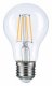 Лампа светодиодная филаментная Thomson E27 7W 2700K груша прозрачная TH-B2059. 