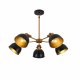 Подвесная люстра Lumina Deco Belmonti LDP D017-5 BK. 