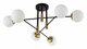 Потолочная люстра Crystal Lux FIDEL FIDEL PL6 BLACK. 