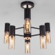 Потолочная люстра Eurosvet Tesoro 70125/6 черный. 