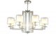 Подвесная люстра Crystal Lux Nicolas SP-PL8 Nickel/White. 