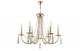Подвесная люстра Crystal Lux Victoria SP6 Gold/Amber. 