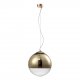 Подвесной светильник Crystal Lux Helado SP1 D300 Gold. 