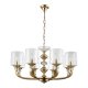 Подвесная люстра Crystal Lux Gracia SP8 Gold. 