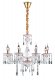 Подвесная люстра Arte Lamp Contessa A6613LM-8GO. 