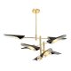 Подвесная люстра Crystal Lux Rafael SP8 Gold. 