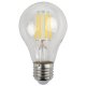 Лампа светодиодная филаментная ЭРА E27 9W 4000K прозрачная F-LED A60-9W-840-E27 Б0019015. 