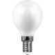 Лампа светодиодная Saffit E14 13W 2700K матовая SBG4513 55157. 