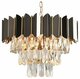 Подвесная люстра Natali Kovaltseva Darian Ii DARIAN II 81448/5C GOLD BLACK. 