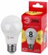 Лампа светодиодная ЭРА E27 8W 2700K матовая LED A55-8W-827-E27 R Б0052659. 