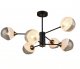 Потолочная люстра Seven Fires Dajn SF3322/6C-AB-BK. 