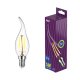 Лампа светодиодная филаментная REV FC37 E14 5W теплый свет свеча на ветру 32494 2. 