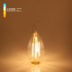Лампа светодиодная филаментная Elektrostandard E14 7W 3300K прозрачная 4690389041297. 