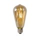 Лампа светодиодная Lucide E27 5W 2700K янтарная 49068/05/62. 