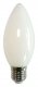 Лампа светодиодная филаментная Volpe E27 6W 3000K матовая LED-C35-6W/3000K/E27/FR/SLF UL-00008320. 