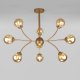 Подвесная люстра Eurosvet Astro 30179 матовое золото. 