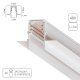 Шинопровод магнитный встраиваемый Arte Lamp Linea-Accessories A470133. 
