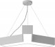 Подвесной светодиодный светильник Geometria ЭРА Igrek SPO-141-W-40K-028 28Вт 4000К белый Б0050566. 