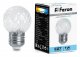 Лампа-строб светодиодная Feron E27 1W 6400K прозрачная LB-377 38220. 