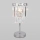 Настольная лампа декоративная Eurosvet Elegante 01136/1 хром/прозрачный хрусталь Strotskis. 