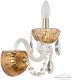 Бра Bohemia Ivele Crystal 5402 5402B/1/141 G Amber/M-1G. 