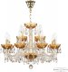 Подвесная люстра Bohemia Ivele Crystal 5402 5402/8+4/195 G Amber/M-1H. 