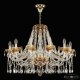 Подвесная люстра Bohemia Ivele Crystal 5413 5413/12/300 G Amber/M-1F. 