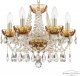 Подвесная люстра Bohemia Ivele Crystal 5413 5413/6/141 G Amber/M-1H. 
