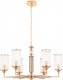 Подвесная люстра Crystal Lux Gloria SP6 Brass. 