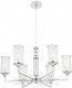 Подвесная люстра Crystal Lux Gloria SP6 Chrome. 