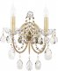 Бра Crystal Lux Odelis AP2 Gold. 