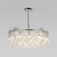 Подвесная люстра Eurosvet Blitz 60159 хром/ прозрачный хрусталь Strotskis. 