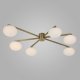 Потолочная люстра Eurosvet Opaline 70220/6 латунь. 